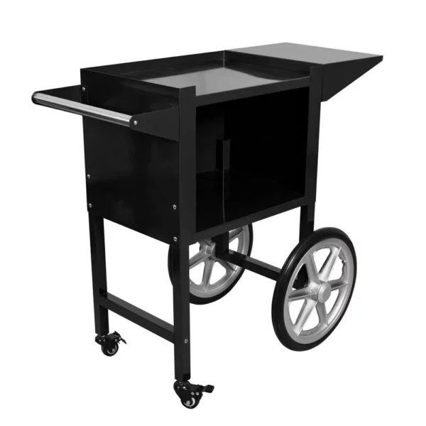 Stroj na popcorn s vozíkom-5 kg/h -čierny - Image 3