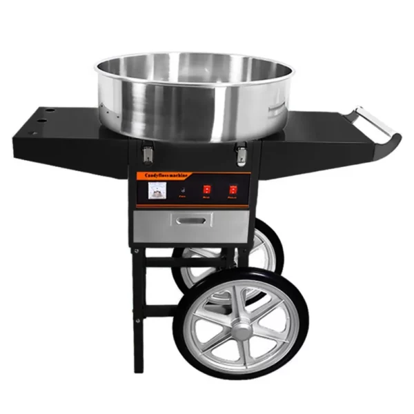 Stroj na cukrovú vatu 52cm -vrátane krytu- čierny - Image 6