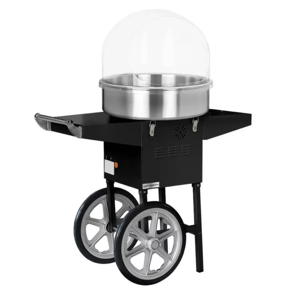 Stroj na cukrovú vatu 52cm -vrátane krytu- čierny - Image 9