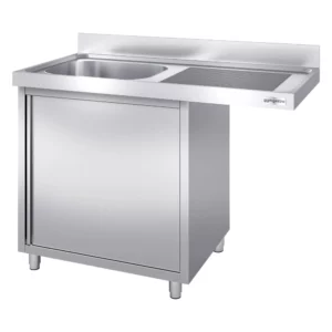 Drezová skrinka k umývačke riadu- 1200x700mm - 1 umývadlo vľavo Š400xH400xV250mm