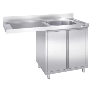 Drezová skrinka k umývačke riadu- 1400x700mm - 1 umývadlo vpravo Š600xH500xV300mm