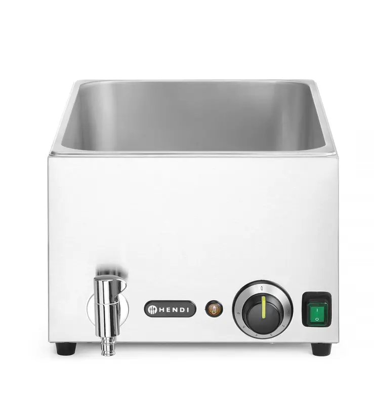 Bain-marie s odtokovým kohútikom Ranger, HENDI, GN (H)150mm, GN 1/1, 220-240V/1000W, 576x334x(H)241mm