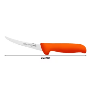 F. DICK | Ergogrip - vykosťovací nôž - oranžová rukoväť - čepeľ 13cm ASBEMOFD13