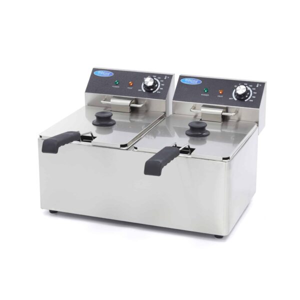 Elektrická fritéza 2×8 l | Maxima 09365225