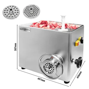 Elektrický mlynček na mäso 22 - 350-400 kg / h - 800 wattov FWFC350
