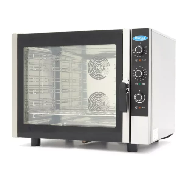 Kombinovaná parná rúra - vhodná pre 6 podnosov (1/1 GN / 60 x 40 cm) - analógová - 400 V