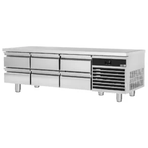 Mraziaci stôl 2000 mm - 210 litrov - 6 zásuviek