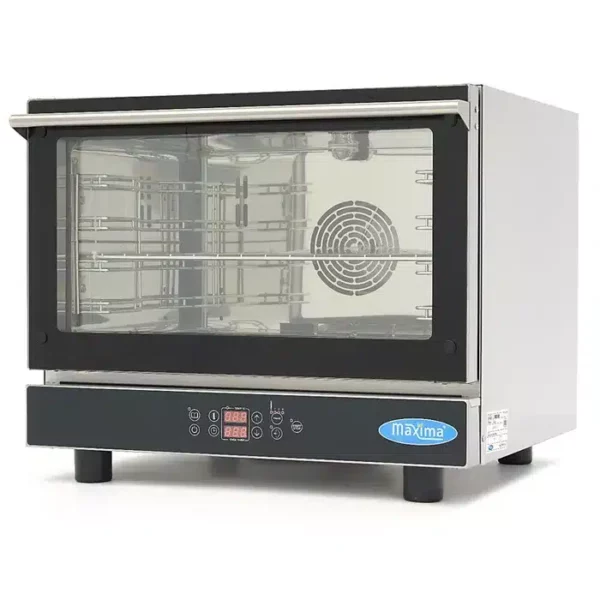 Kombinovaná parná rúra - vhodná pre 4 zásobníky (1/1 GN / 60 x 40 cm) - digitálny displej - 400V