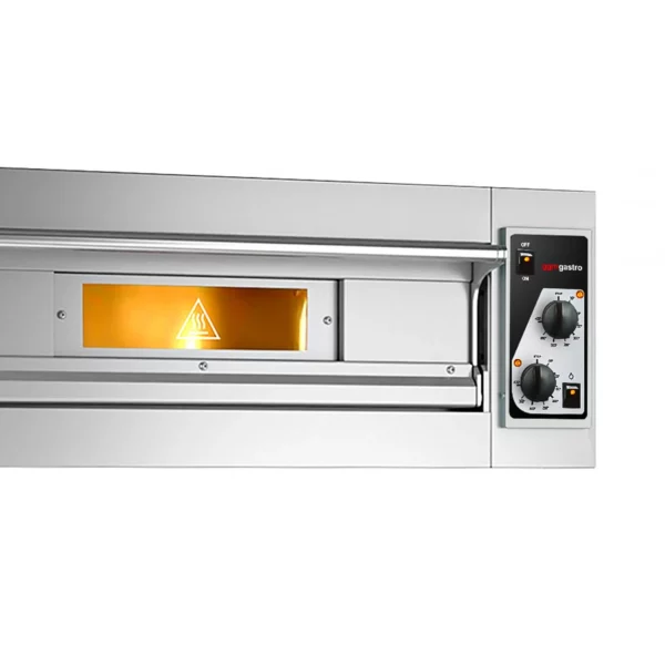 Elektrická pec na pizzu - 4x 33cm - manuálna  / PEZ430 - Image 5