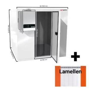 Mraziaca miestnosť - 1500 x 2100 mm - 4,2 m3 - vrátane mraziacej jednotky