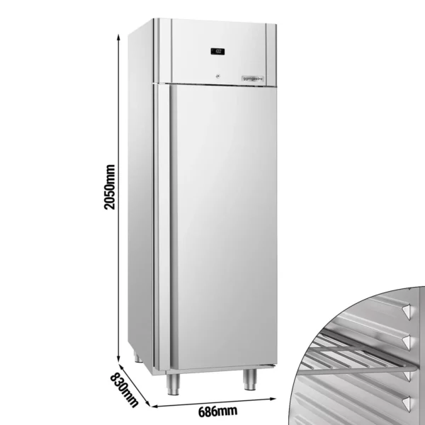 Mraznička PREMIUM - GN 2/1 - 600 litrov - s 1 dverami