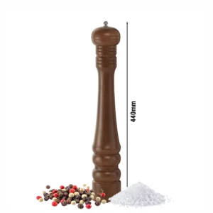 Drevený mlynček na korenie a soľ - výška: 44 cm