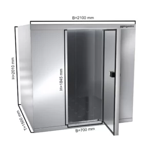 Chladiaci box - 2,1 x 1,5 m - výška: 2,01 m - 4,8 m3