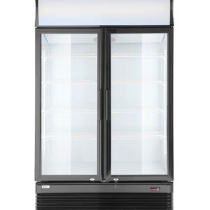 2-dvierková chladiaca vitrína s podsvieteným panelom 643 l, Arktic, 230V/510W, 1120x610x(H)1965mm