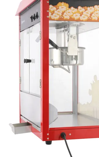 Stroj na výrobu popcornu, HENDI, Červená, 230V/1155W, 560x420x(H)760mm – Obrázok 2