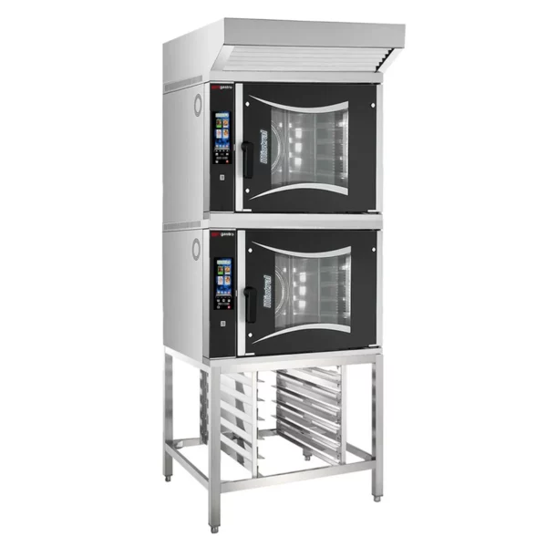 2x pekársky kombinovaný konvektomat - Touch - 6x EN 60x40 - vrátane krytu a základného rámu - Image 2