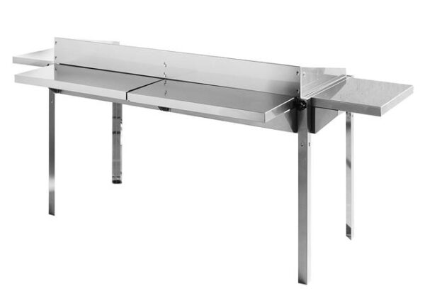 4-horákový plynový gril Green Fire Profi Line, HENDI, Profi Line, podstavec s poličkou na kolieskach, Svetlošedá, 22kW, 1400x612x(H)825mm - Image 4