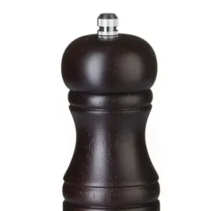 Drevený mlynček na soľ, HENDI, Tmavá dubová, ⌀50x(H)113mm