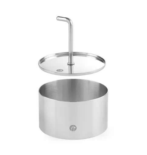Forma na jedlo v tvare prsteňa a zatláčač, HENDI, ⌀100x(H)45mm