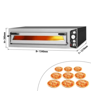 Elektrická pec na pizzu - 9x 34cm (šírka) - manuálna