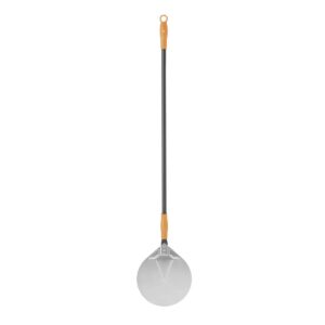 Nerezová lopata na pizzu 230x1200 mm - okrúhla | Hendi 617182