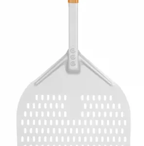 Lopata na pizzu s krátkou rukoväťou, štvorcová, perforovaná, HENDI, 350x710mm