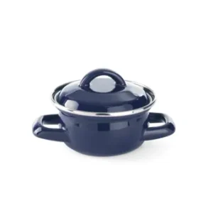 Hrniec na polievky a omáčky s pokrievkou, HENDI, 0,3L, Modrá, ⌀115x(H)90mm