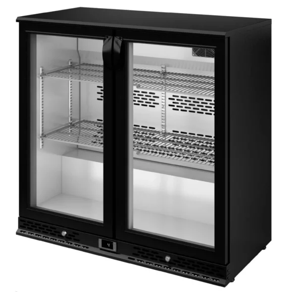Chladiace barové stoly na nápoje 220L - 2 sklenené dvere - Image 3