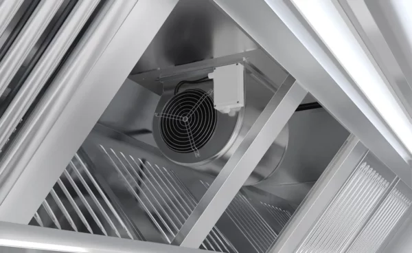 Stropný digestor 1,6 m - s motorom, regulátorom, filtrom a lampou - Image 6