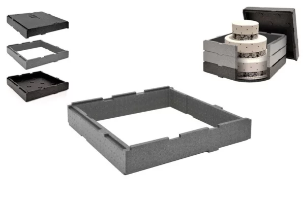 Predlžovacia vložka rozm. 410 x 410 x 85 mm pre termobox | Ohrievací box | Izolovaný box - Image 2