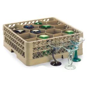 Sklenený kôš - Rack-Max - 500x500mm - 12 priehradiek