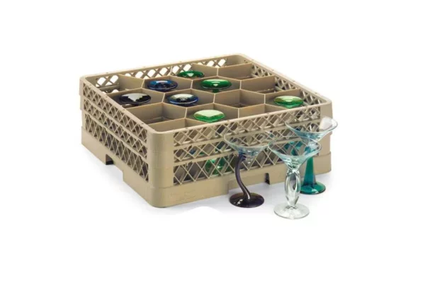 Sklenený kôš - Rack-Max - 500x500mm - 12 priehradiek