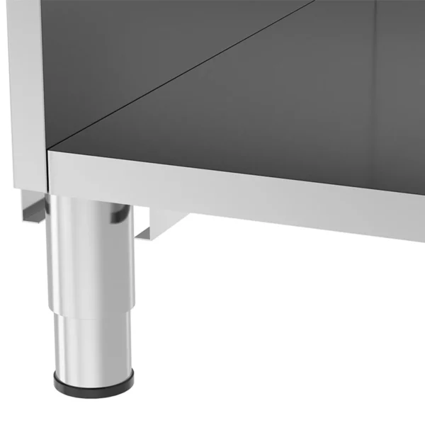 Bufetový pult studený KODAŇ - 2250mm - s chladiacou doskou - pre 6x GN 1/1 - nerez AISI 304 - Image 4