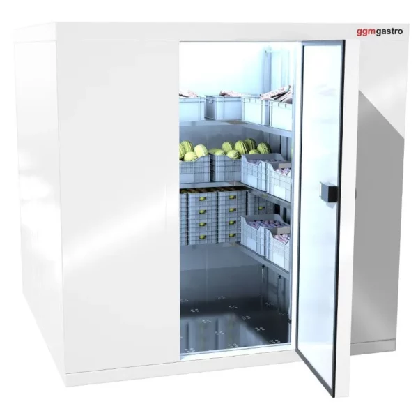 Mraziaca bunka - 2100 x 2100 mm - 6,1 m3 - vrátane hlbokomraziacej jednotky a lamiel - Image 5