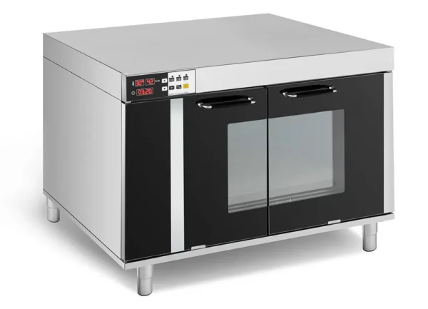 Pekárenská plynová teplovzdušná rúra - digitálna - 6x EN 60x40 - vrátane pecí na pizzu, digestora a kysnutia - Image 2