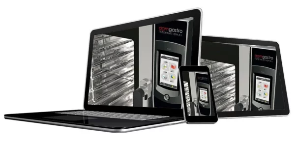Konvektomat - Touch - 20x GN 1/1 - s umývacím systémom - vrátane vozíka na tácku - Image 9