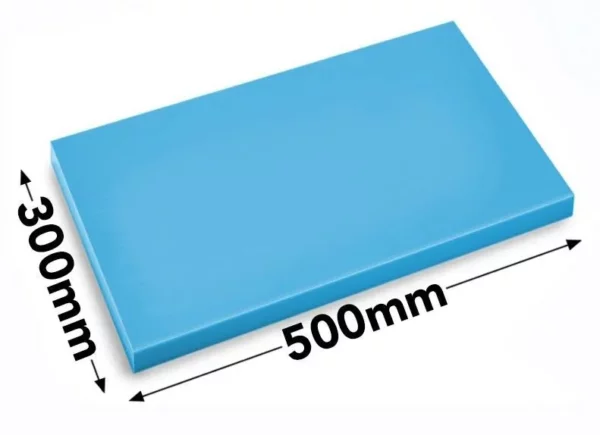 (6 kusov) súprava dosky na krájanie - 30 x 50 cm - hrúbka 2 cm - viacfarebná - Image 7
