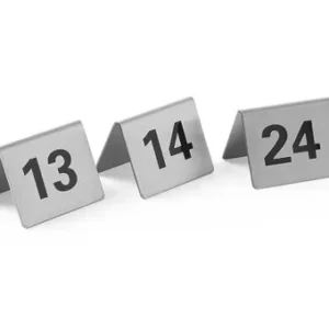 Informačná tabuľka s číslom, HENDI, Čísla 13-24, 50x35x(H)40mm
