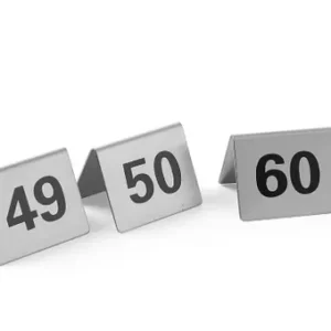 Informačná tabuľka s číslom, HENDI, Čísla 49-60, 50x35x(H)40mm