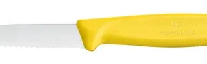 Nôž na zeleninu zúbkovaný, Victorinox, Žltá, (L)190mm