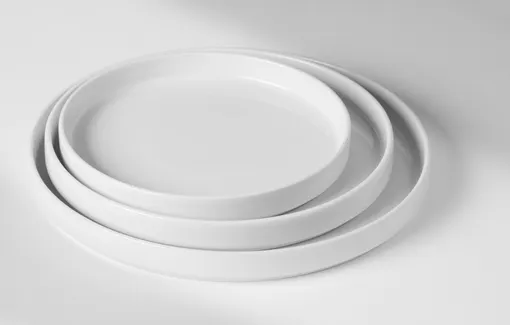 Doska s vysokým okrajom Oslo, HENDI, Oslo, Biela, ⌀240x(H)26mm – Obrázok 4