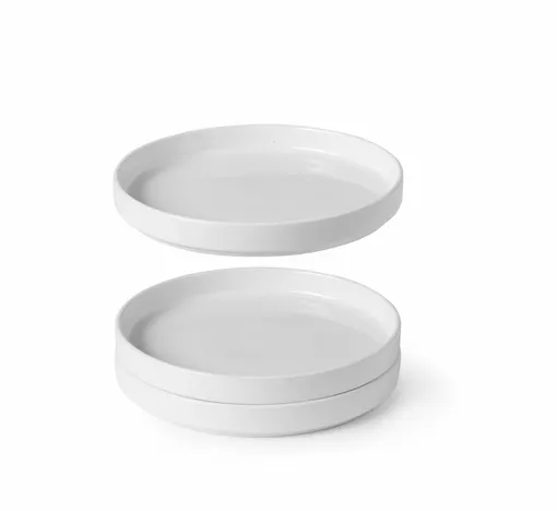 Doska s vysokým okrajom Oslo, HENDI, Oslo, Biela, ⌀240x(H)26mm – Obrázok 2