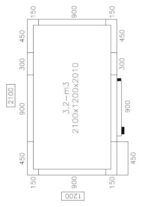 Mraziaci box - 2,1 x 1,2 m - výška: 2,01 m - 3,2 m3 - Image 3