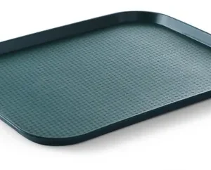 Polypropylénový podnos Fast Food – veľký, AmerBox, Zelená, 350x450x(H)20mm