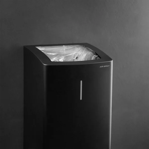AIR WOLF | Odpadkový kôš - 50L - matná čierna nehrdzavejúca oceľ - Image 6