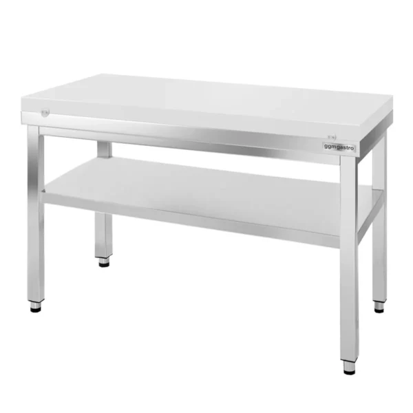 Pracovný stôl PREMIUM z nerezovej ocele - 1400x800mm - s podložkou bez protisklzu vr. rezná doska - Image 4