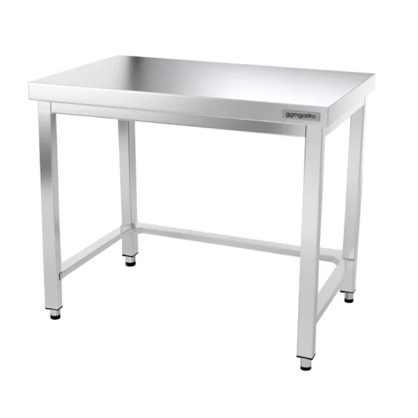 Nerezový pracovný stôl PREMIUM - 1200x700mm - s podnožou a výstuhou - Image 8
