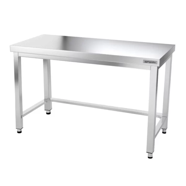 Nerezový pracovný stôl PREMIUM - 1400x700mm - s podnožou a výstuhou - Image 9