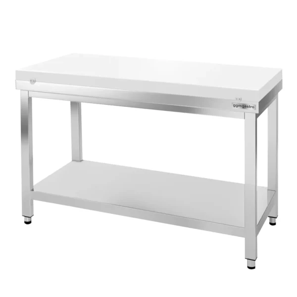 Pracovný stôl PREMIUM z nerezovej ocele - 1400x800mm - s podložkou bez protisklzu vr. rezná doska - Image 7