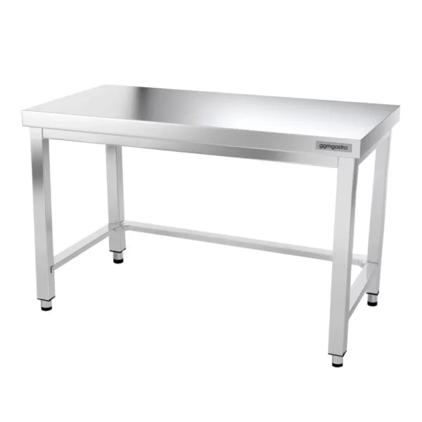 Nerezový pracovný stôl PREMIUM - 1600x600mm - s podnožou a výstuhou - Image 9